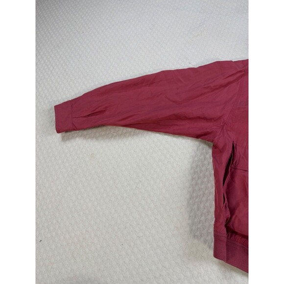 Vintage Silk Golf Jacket Button Up Lined Red 1960's Made in Italy | Size IT 50 - Picture 5 of 15